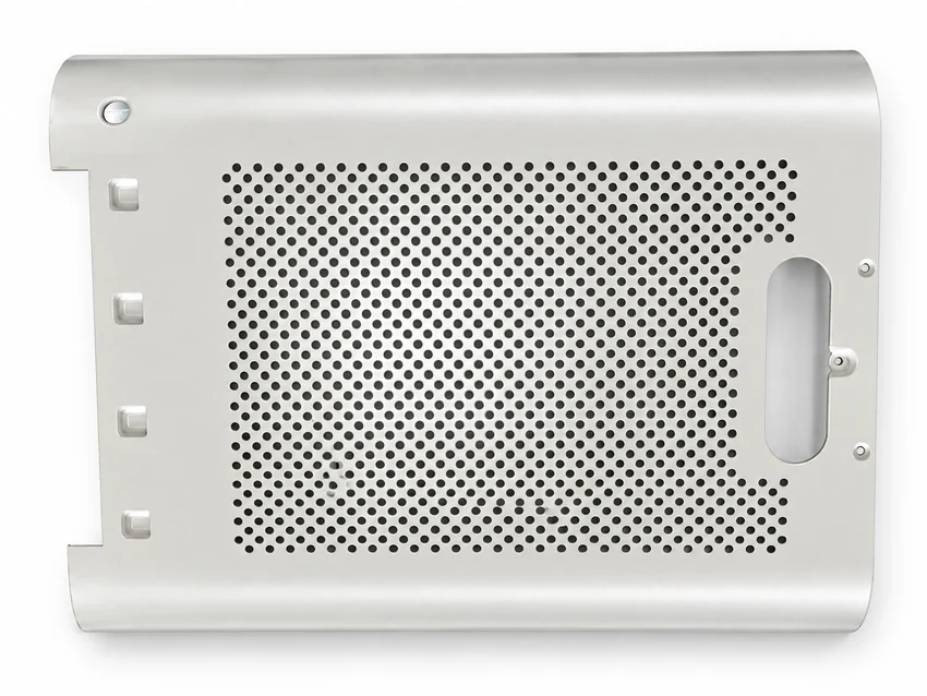 Perforated metal cover